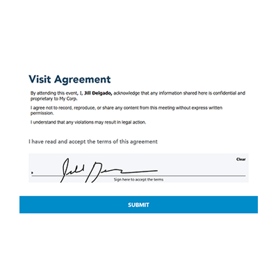 Check-In Agreement